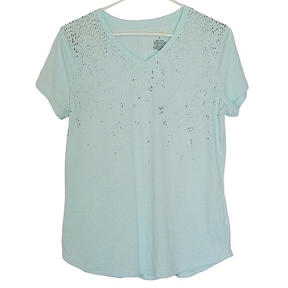 1192 * Tek Gear Essential Gear Tee Mint Size L